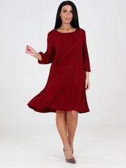 Women Phase Eight Dress Burgundy Polyester 40