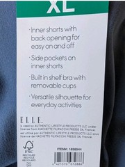 NWT Elle Sport Women&rsquo;s Size XL Active Tank Dress/Shorts Bijou Blue