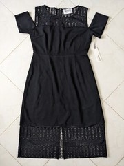 BB Dakota RSVP Lace Open Shoulder Dress Size N/A(6) – Black
