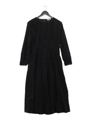 Albaray Shirt Midi Dress UK14 in Black