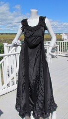 NEW M FUNHOUSE dress black Pyramid Collection costume steampunk Victorian gothic