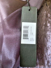 KOMAROV COWL NECK CHARMEAUSE CHIFFON DRESS SIZE L OMBRE-BLACK NEW