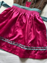 Dirndl Dress Country Line Trachten Oktoberfest Costume Tyrol Austrian EU 38