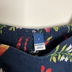 Old Navy Fruit Vegetable Linen Midi Dress Womens Small Cottagecore Strawberry