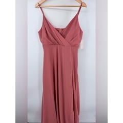Birdy Grey Kaia chiffon mulberry maxi dress women’s XL NWT bridesmaids
