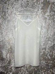 Sandro Paris White Slip Dress Size 1 US 4 EU 36 Sleeveless Minimalist