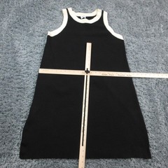 Kaia Dress Womens XLP Petite Black Contrast Trim Sleeveless Shift A-Line NWT