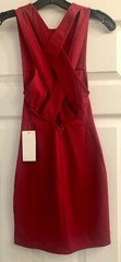 NWT TOBI Old Money Quiet Luxury Mob Wife Glam Open Back Coast Preppy Size XS