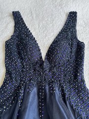 Gianni Bini Blue Sequin Bodycon Cocktail Dress Women’s Size Small 3 Retail $129