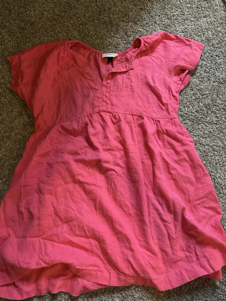Universal Thread Women’s Pink Solid Sundress Short Sleeve Short Dress Size M