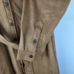 Panhandle Rust Microsuede Snap Shirt Dress XL Western Cowgirl Belted NWT