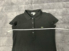 Lacoste Sport Piqué Stretch Polo Dress – Black – Size 34 (XS)