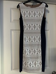 Anne Klein Coquette Lace Old Money Quiet Luxury Mob Wife Glam Career Size 4