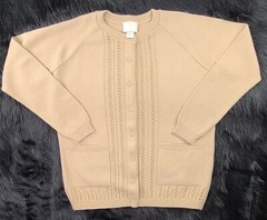 Lynda Smith Swann Acrylic Button Down sweater -80&rsquo;s vintage NWOT USA Made