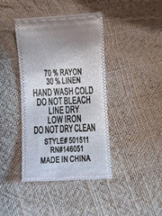 Monteau Los Angeles Beige Linen Blend Ruffle Hem Sundress Dress Small