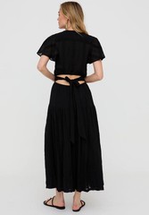 RAFFYA CANDICE DRESS BLACK UK 8