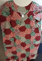NWT Anthony Richards Hexagon Patch Dress XL Country style Pockets