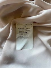 UK 12 US 8 Brock Collection Odilia Floral Taffeta Midi Dress Grey $1,480 ASO