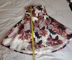 Keepsake The Label Divide Strapless Mini Dress Womens Medium Floral Pink NWT