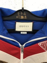 GUCCI GG Monogram Back Pleated Technical Jersey Zip-Up Hoodie dress Sz XS CX2