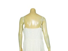 Sezane Robe Ama Maxi Dress S 36 Women Floral Embroidered Ivory Cotton NWD 46556
