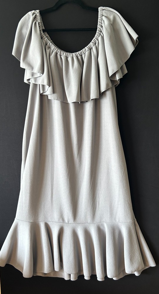 LLR1028 Grey Cici Dress 3xl