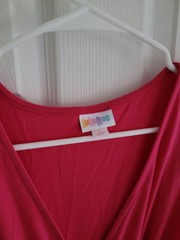 Lularoe Solid Pink Michelle Small Wrap Dress Wardrobe Staple S WOW NEW!