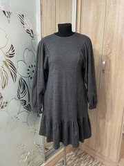 Women Gestuz Dress Grey Wool 38 #86GQ