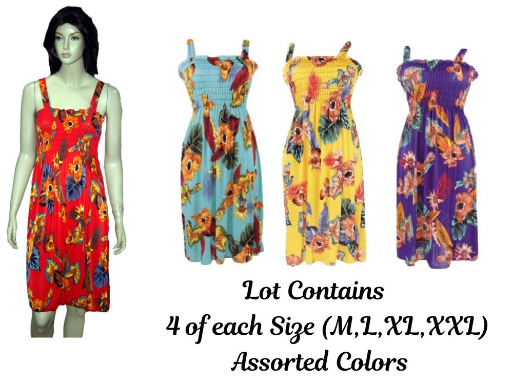 Wholesale Sundresses Sleeveless M-XXL Lot of 16 $5.50 each Free Shipping