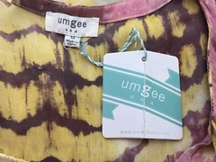 Umgee Boho Sleeveless Pullover Summer Spring Flowy Mini Dress Women&rsquo;s Medium