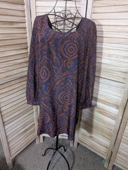 Blu Pepper Paisley Women&rsquo;s Dress Size Medium