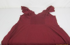 Women&rsquo;s Ruffle Sleeve Maxi A-Line Dress – Universal Thread Maroon 2X