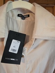 NWT Fashion Nova Maxi Button Up Dress With Belt