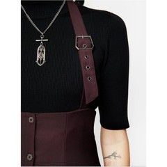Disturbia New Age Halter Neck Pinafore Midi Dress Size 6