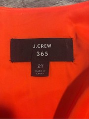 J.Crew 365 Sheath Dress Orange Sleeveless Career Women&rsquo;s 2T