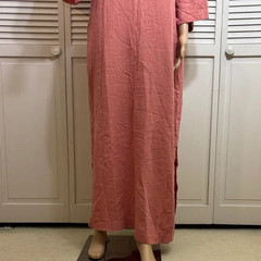 NWT Barefoot Dreams Malibu Collection Sun Soaked Crinkle Cotton Caftan Small