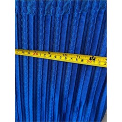 Reiss Electric Blue Sleeveless Ribbed Fit & Flare Mini Dress