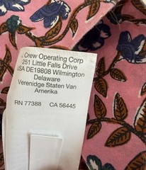 J. Crew Pink Floral Smocked Midi Sun Dress Flutter Sleeve Cottagecore – Size XSP