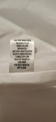 Emily White Textured V Neck Sheath Dress Size 12 Formal Business Occasion