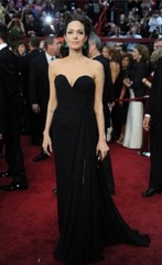 Faviana 6428 Prom/Black Tie/Wedding Chiffon Dress in Ivory Sz 4-RED CARPET STYLE