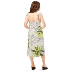 Tie-strap midi dress