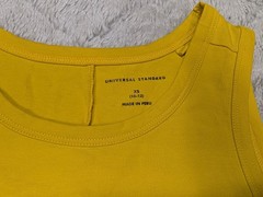 Universal Standard Dress Womens XS 10/12 Yellow Cai High Neck Tank Midi