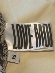 Jean Paul Gaultier Love Moi Mesh Graphic Print Maxi Bodycon Dress XS Beige