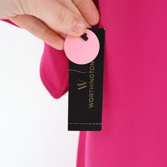 Worthington Dress Womens Size S Pink 100% Polyester Flare Sleeve NEW $54