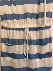 CHICME Strappy Romper Dress – Women’s Juniors Size XL Blue White