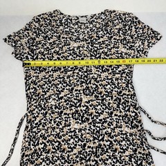 Ichi Women&rsquo;s Medium Ihmarrakech Midi Belted Dress Animal Print Boho