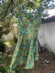 Disney Parks The Dress Shop Trader Sams Enchanted Tiki Room Swing Dress Sz Med