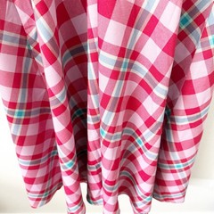 COLLECTIF LONDON x MODCLOTH | Pink Red Blue Plaid 50s 60s Fit & Flare | Sjze 12