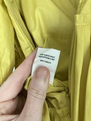 Ulla Johnson Avery Gown in Limonite Tiered Maxi Dress Gown Womens 10 Resort Vaca