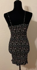 Floral Dress Super Stretch Adjustable Straps 14” P2P 33” Length Junior Large